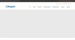 Desktop Screenshot of lifespan.co.in