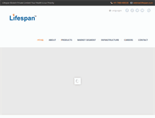 Tablet Screenshot of lifespan.co.in